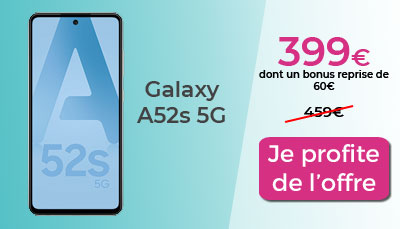 Galaxy A52s Boulanger