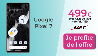 promo Google Pixel 7 Boulanger