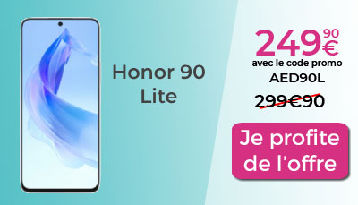 Code promo Honor 90 Lite lancement
