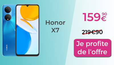 promo Honor X7 le mois Black Friday