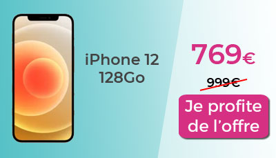 iPhone 12 blanc 128go promo Rakuten