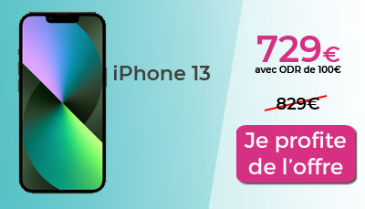 promo iPhone 13 RED by SFR