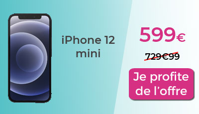 promo iPhone 12 mini Cdiscount Black November