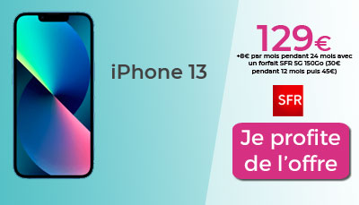 promo iPhone 13 sfr