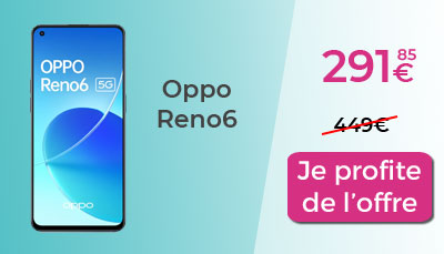 Oppo reno6 soldes Boulanger