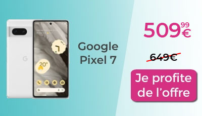 promo Google Pixel 7 Vente privée Rakuten