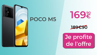 Offre lancement Poco M5