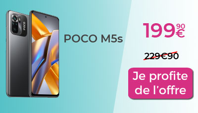 offre lancement Poco M5s Xiaomi