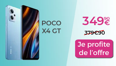 Poco X4 GT promo French Days
