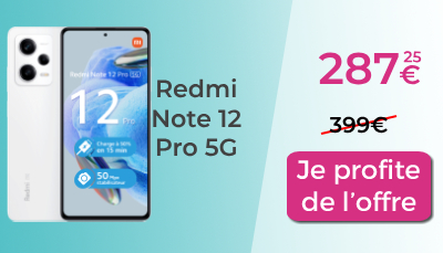 Xiaomi redmi Note 12 Pro 5G promo Cdiscount
