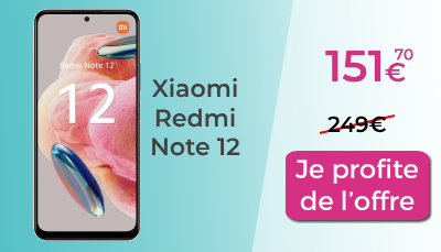 Xiaomi redmi Note 12 Amazon French Days
