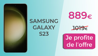 Promo Samsung Galaxy S23 RED by SFR