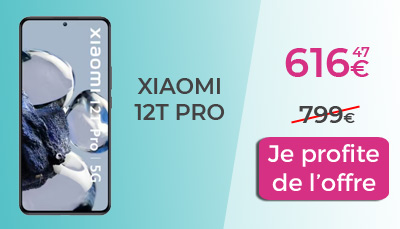 xiaomi 12T pro en promo pour noel