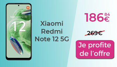 Xiaomi redmi Note 12 5G promo Amazon