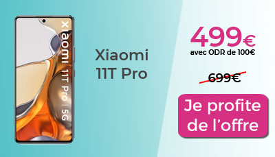 Xiaomi 11T pro Boulanger