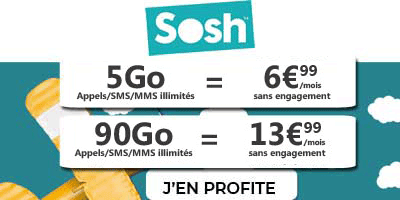 Forfait 40 Go de sosh en série limitée