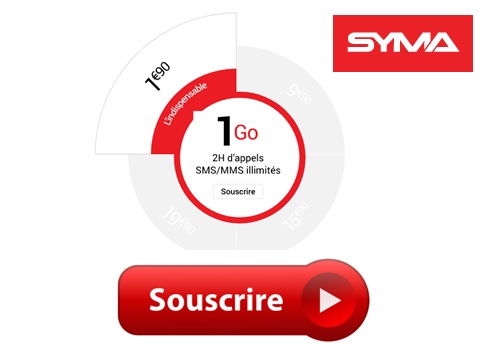 Souscrire au forfait L'indispensable de Syma Mobile