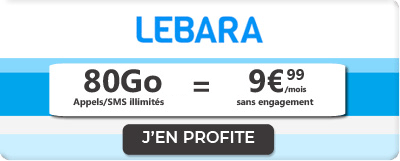 forfait Lebara en promo