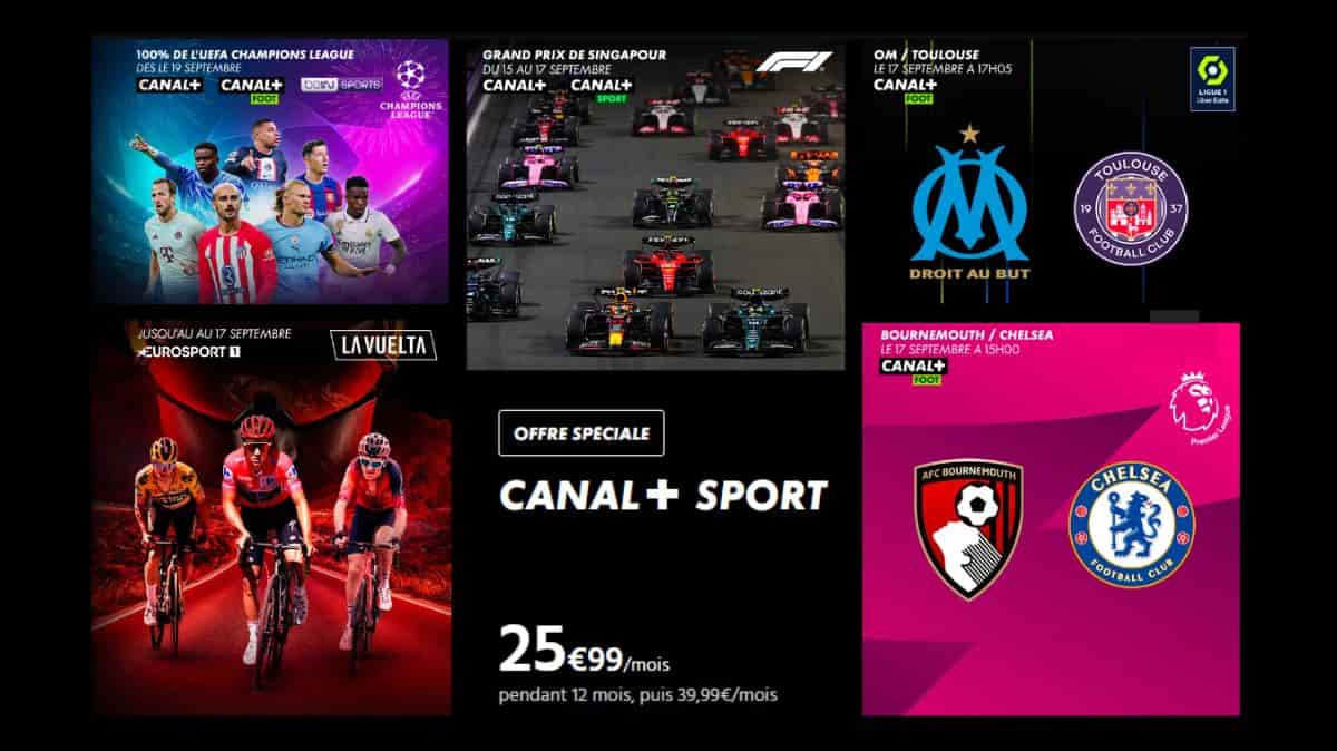 Canal+ Sport est en super promo pour la rentrée : ne passez pas à côté de cette offre irrésistible !