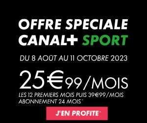 Promo Canal+ Sport jusqu'au 11 octobre 2023