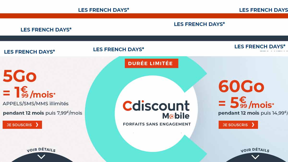 Cdiscount Mobile dit STOP à ses forfaits mobiles des French Days