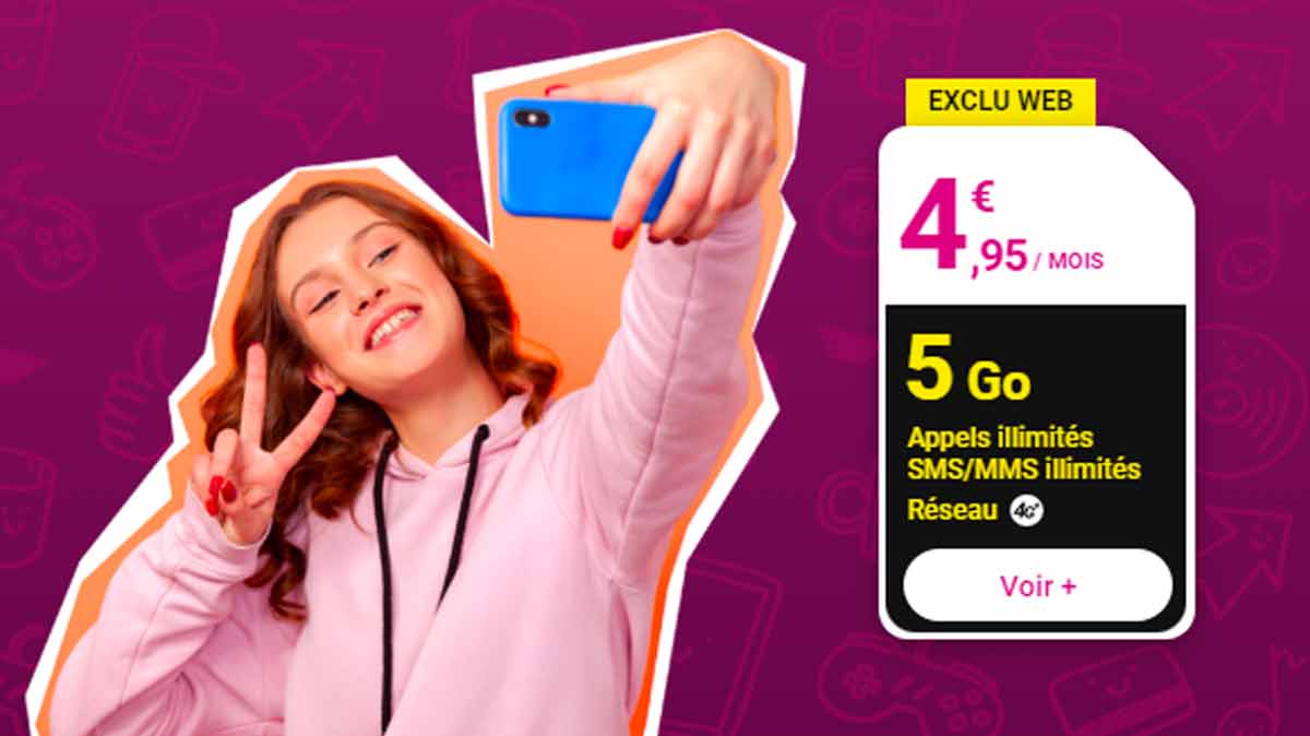 Cet opérateur mobile casse les prix pour les French Days : deux nouveaux forfaits mobiles 5Go et 100Go dès 4.95€