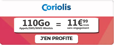 Forfait 110 Go de Coriolis