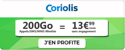 Forfait 200 Go de coriolis