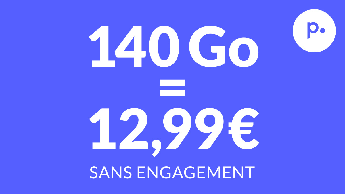 Craquez pour ce maxi forfait flexible dès 12,99 € par mois sans engagement !