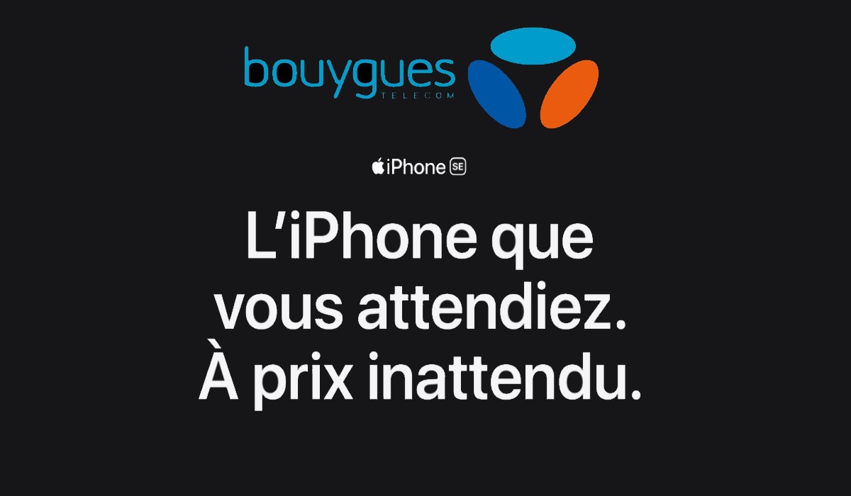 Craquez pour le nouvel iPhone SE avec un forfait B&You à prix promo !