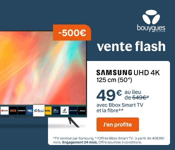 Vente Flash Samsung Smart TV Bbox
