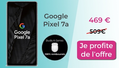 Google Pixel 7a avec RED by SFR
