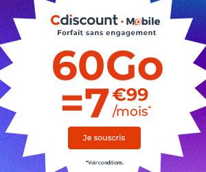 promo forfait Cdiscount 60Go