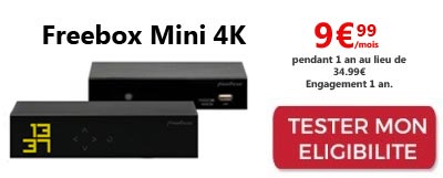 Freebox mini 4K à 9,99 euros en promo