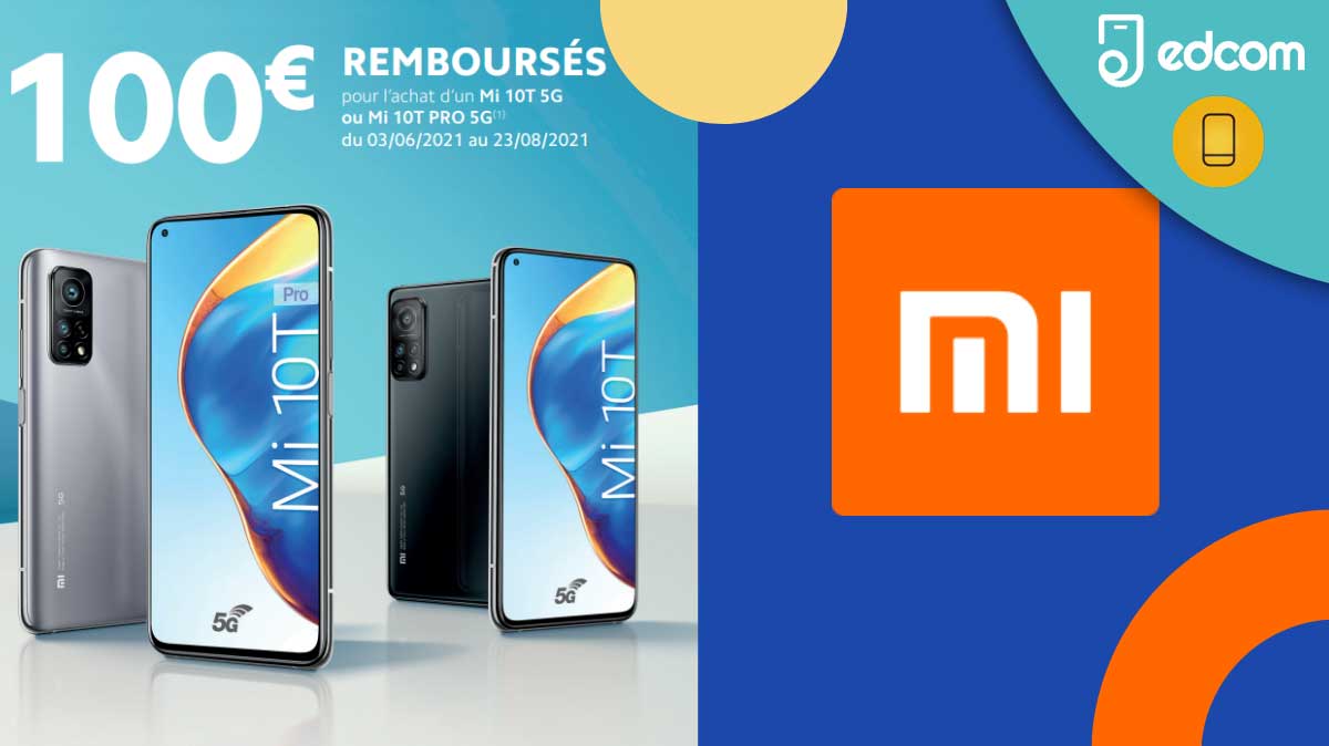 Cumulez des réductions et payez 130€ moins cher votre Xiaomi Mi 10T Pro 5G chez RED by SFR