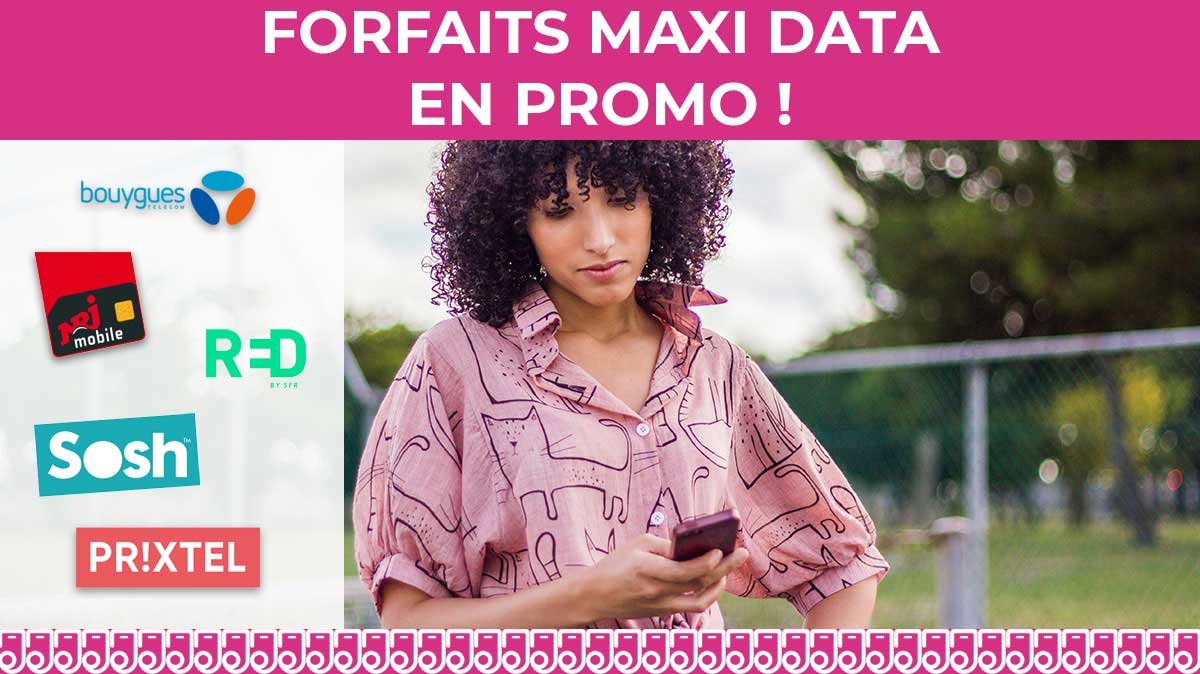 Découvrez 5 forfaits mobiles avec un max de 4G et en promo dès 9,99€/mois !