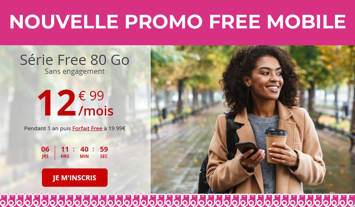 Découvrez le nouveau forfait mobile Free 80Go en promotion !