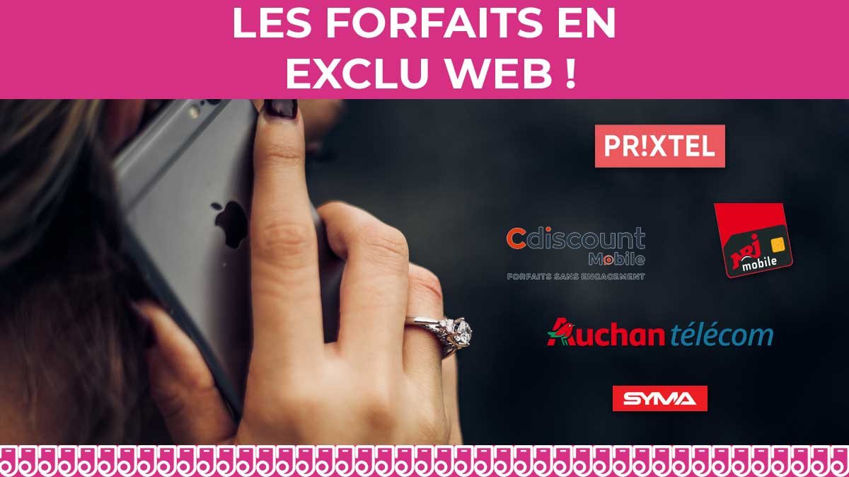 Découvrez les meilleures promos forfaits mobiles en exclusivité internet !