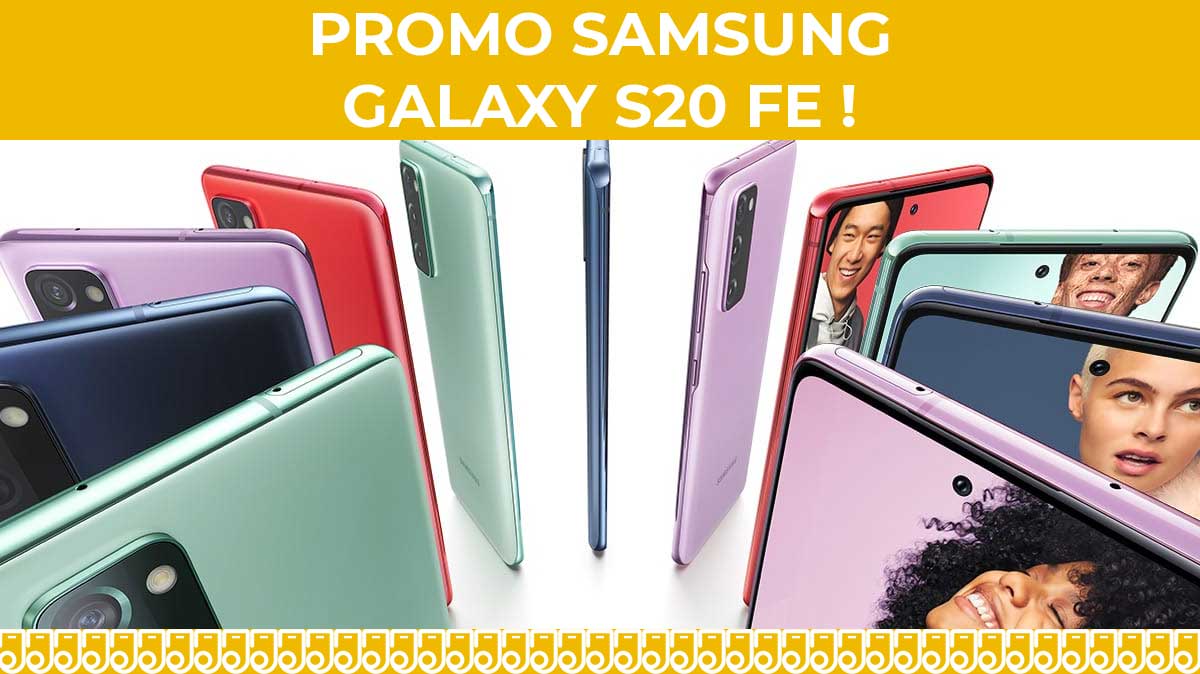 Découvrez les promos Galaxy S20FE 4G et 5G dès 399€ chez SFR  !