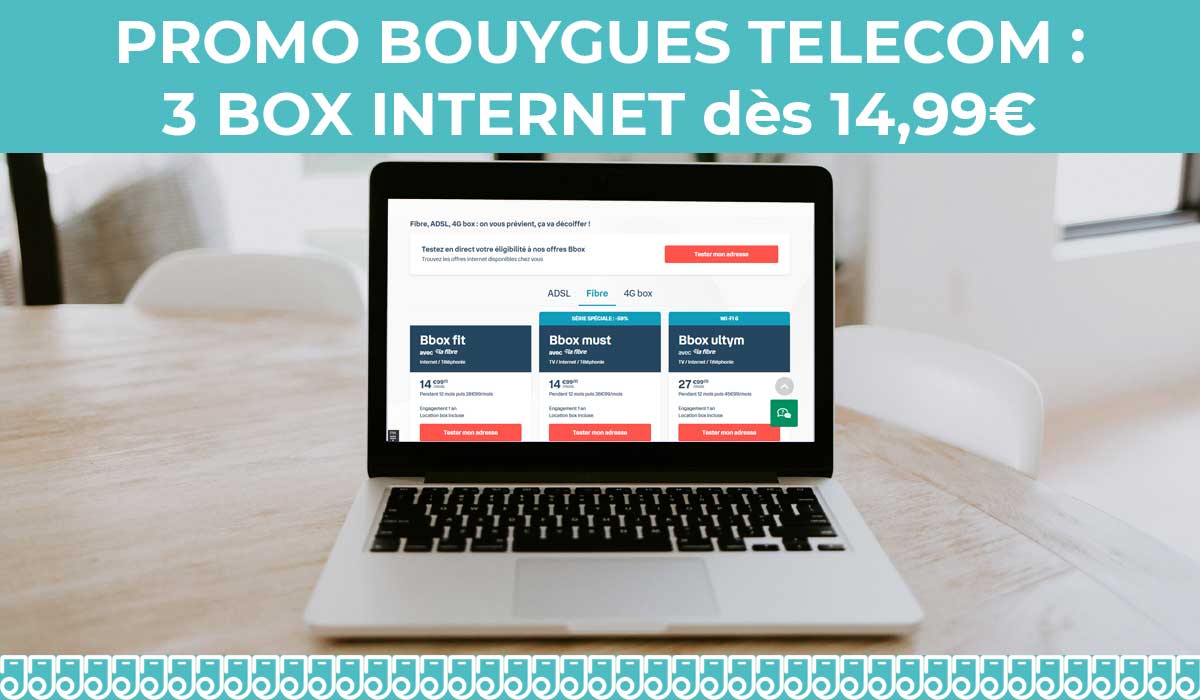 Découvrez les trois box internet de Bouygues Télécom dès 14,99€ !
