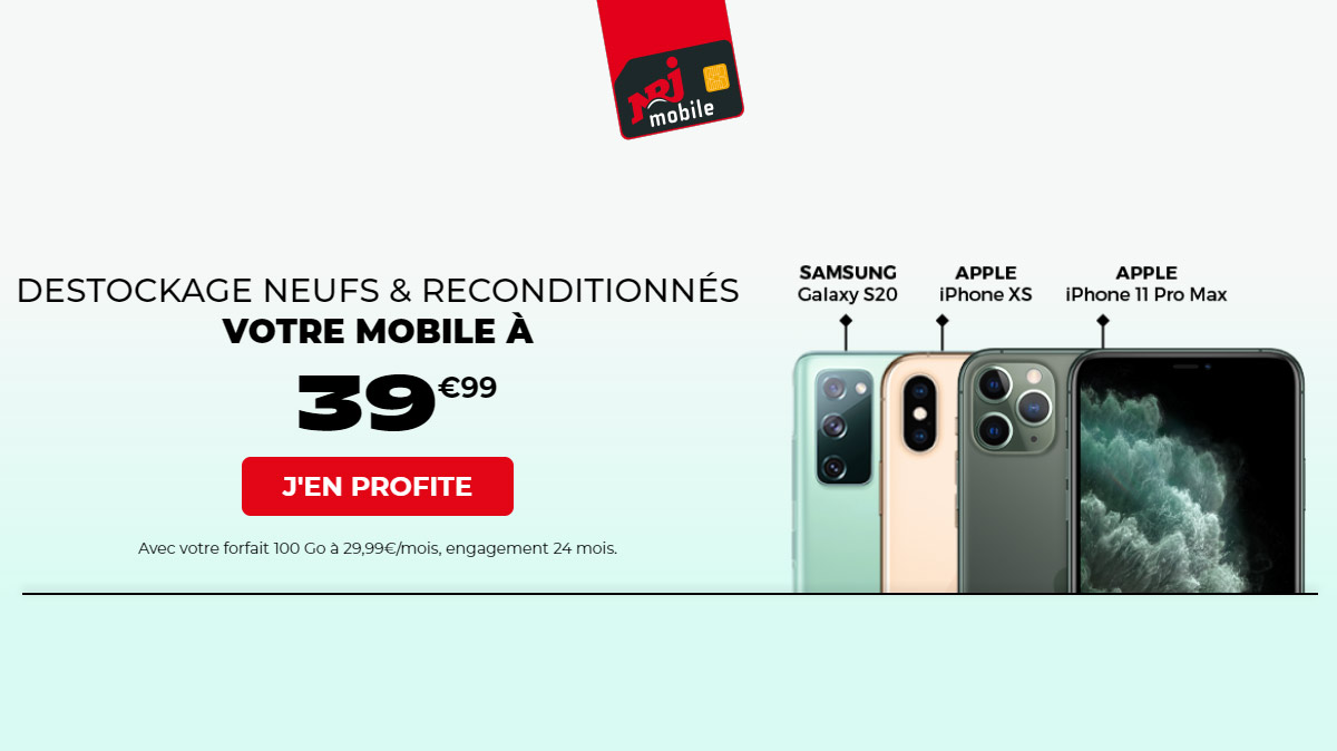 Déstockage de téléphones chez NRJ Mobile : l'iPhone 12 au prix incroyable de 39,99€ !