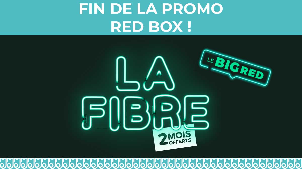 DERNIER JOUR : 2 mois gratuits avec la promo box internet sans engagement de RED by SFR !