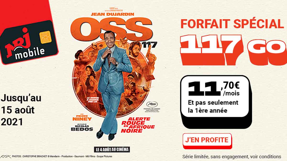 Dernière chance de saisir la promo insolite 117Go de NRJ Mobile