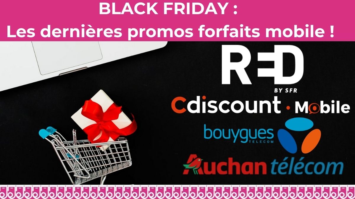 Dernière chance pour saisir un forfait illimité dès 1.99€ par mois (Bouygues Telecom, RED, Auchan ou Cdiscount)