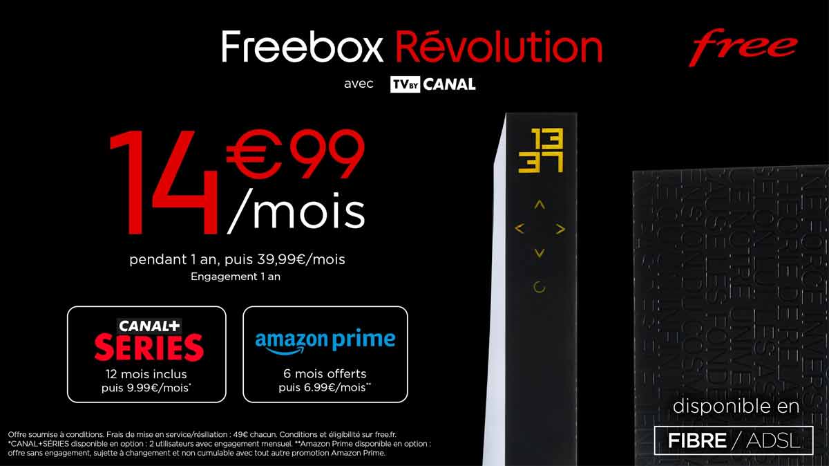 Dernières heures de la vente privée Freebox Révolution à 14,99€ : profitez en vite !