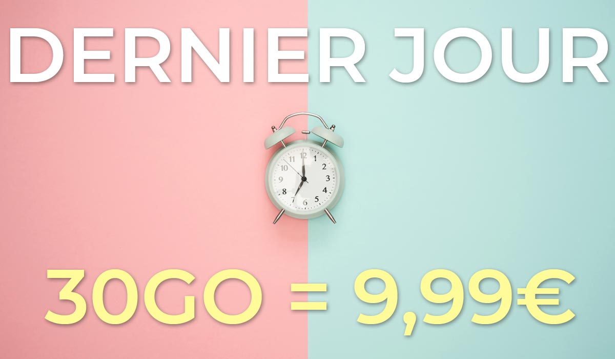 Dernier jour de la promo forfait valable à vie de La Poste Mobile à 9,99€/mois !