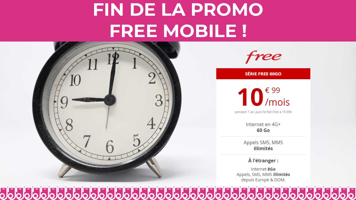 Dernier jour du forfait Free mobile 60Go sorti pour le Black Friday !