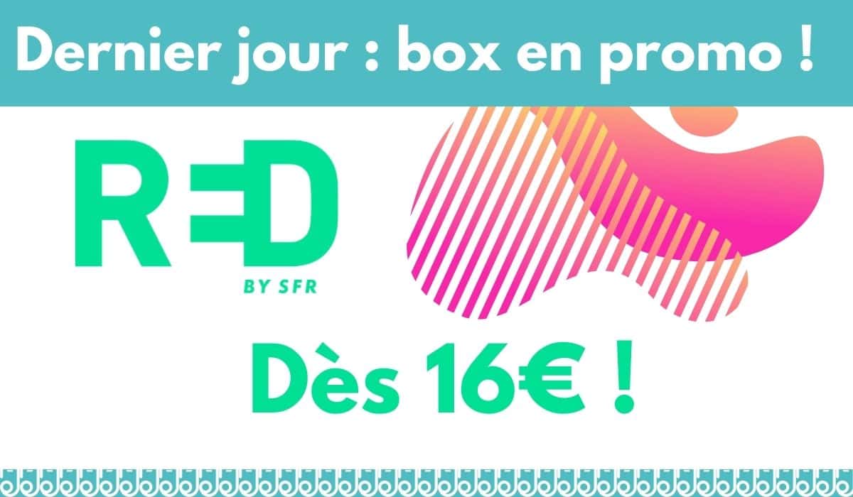 Dernier jour pour profiter de la RED BOX en promo !