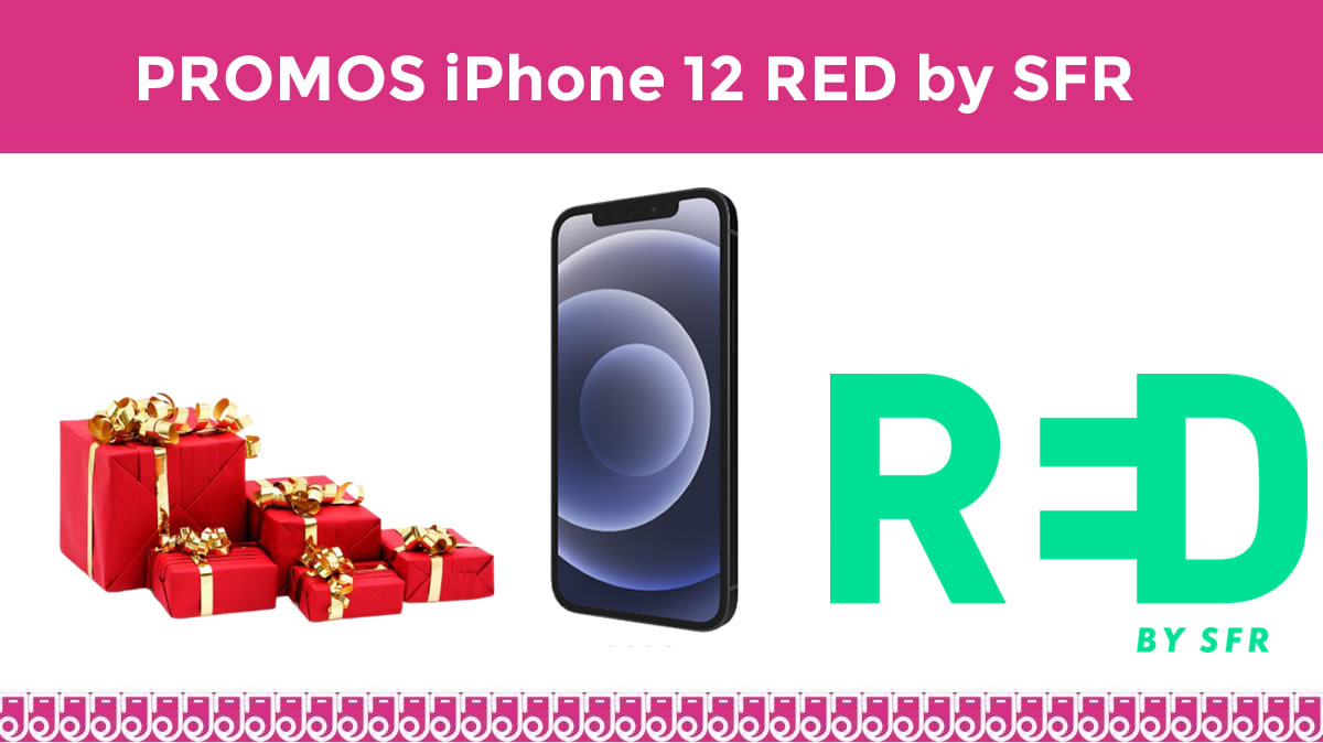 Dernier week-end de la remise de 100€ sur iPhone 12 chez RED by SFR