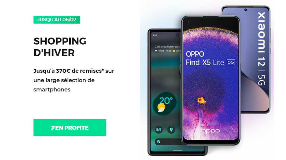 Des promos smartphones de folie chez RED by SFR pour faire son shopping d’hiver sans se ruiner !